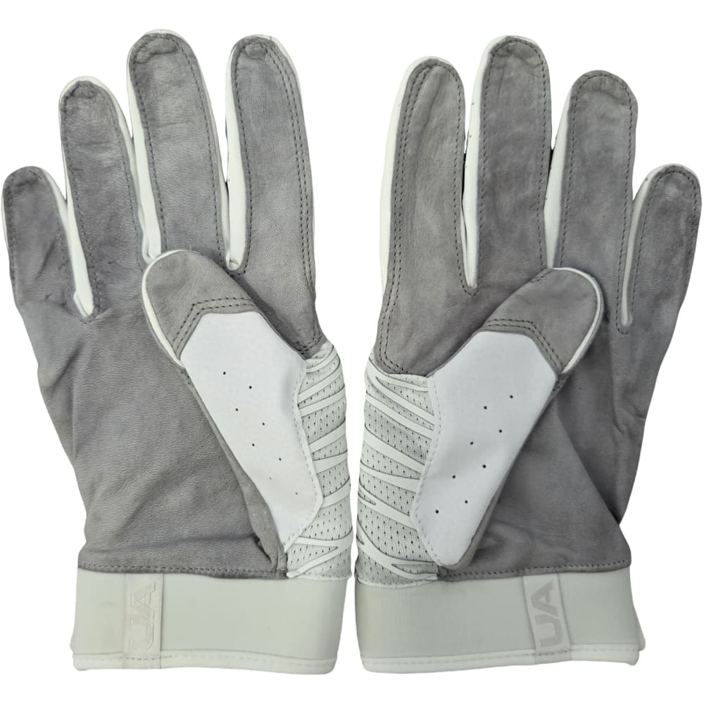 Playmaker Base: American Football Handschuhe Under Armour Team Spotlight Leather Weiß Produktbild 1